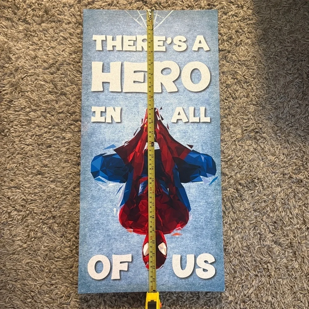 Marvel Spider-Man Hero Wall Art - Red, Blue, White